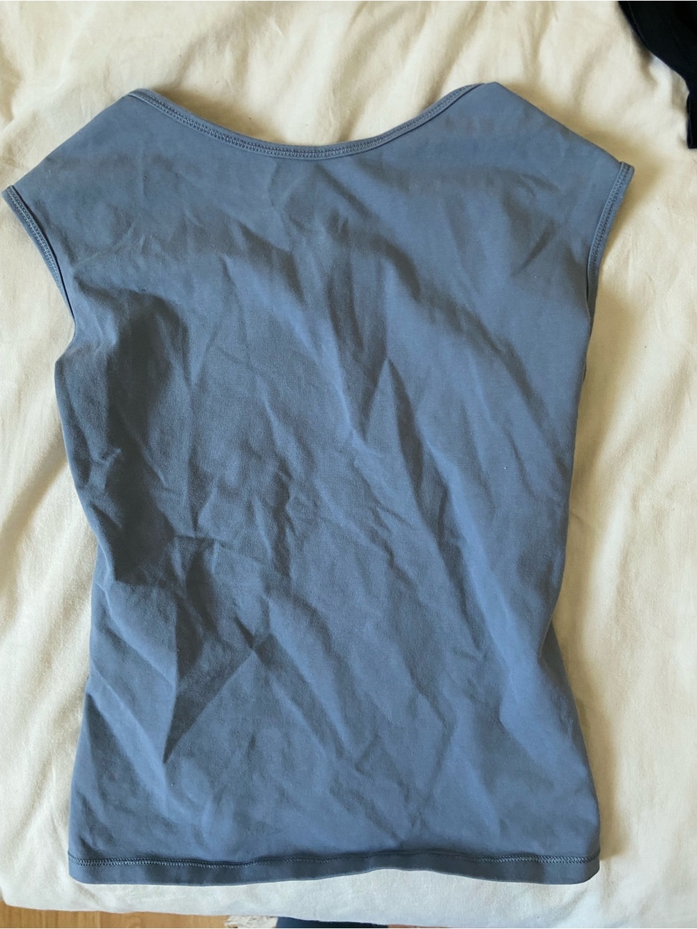 TNA Sleeveless Scoop Tank Top - Slate Blue